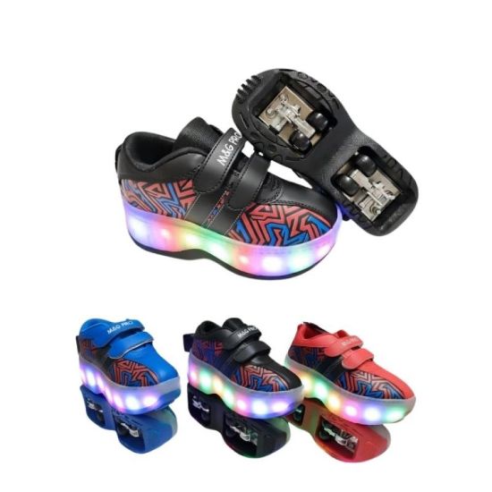 صورة سكوتر تزلج رياضي باربع عجلات – مقاس  (من 28 إلى 39)